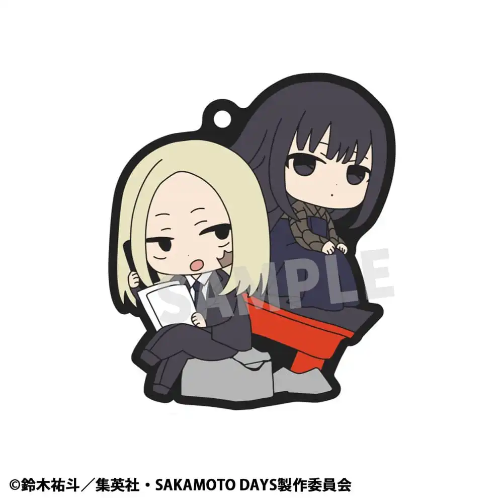 Sakamoto Days Rubber Mascot Buddycolle Rubber Charms Vol. 2 7 cm - 1 Unidade